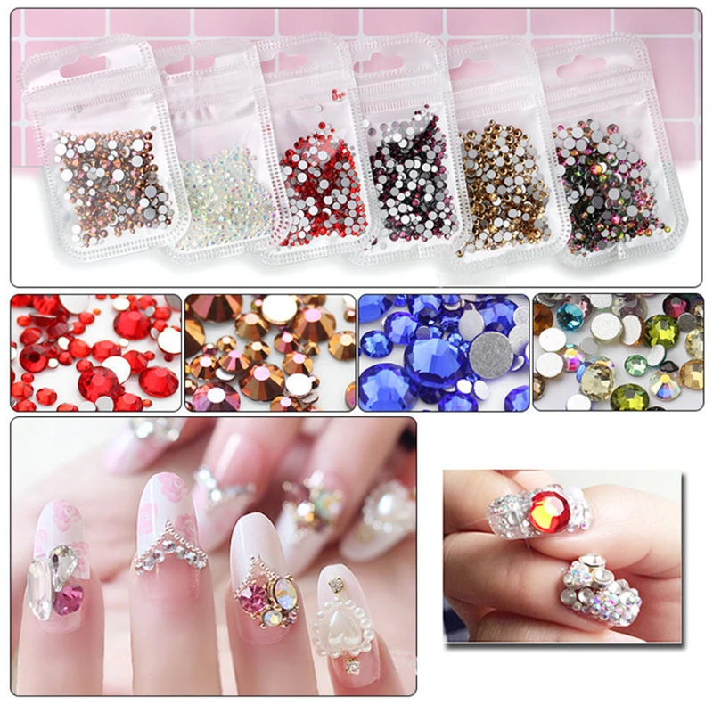 AAAAA высокое качество хрустальные стразы без горячей фиксации супер яркие