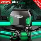 Игровые наушники Lenovo GM5 2021 с низкой задержкой, беспроводные Bluetooth 5,0, спортивные наушники-вкладыши, игровые наушники с микрофоном