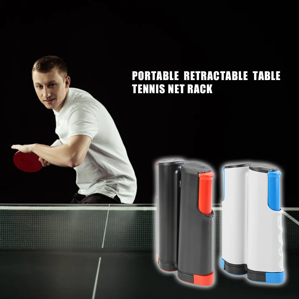 

Portable Retractable Table Tennis Net Ping Pong Net Rack Sports Equipment Plastic Strong Mesh Rack Replace Kit For Ping Pong