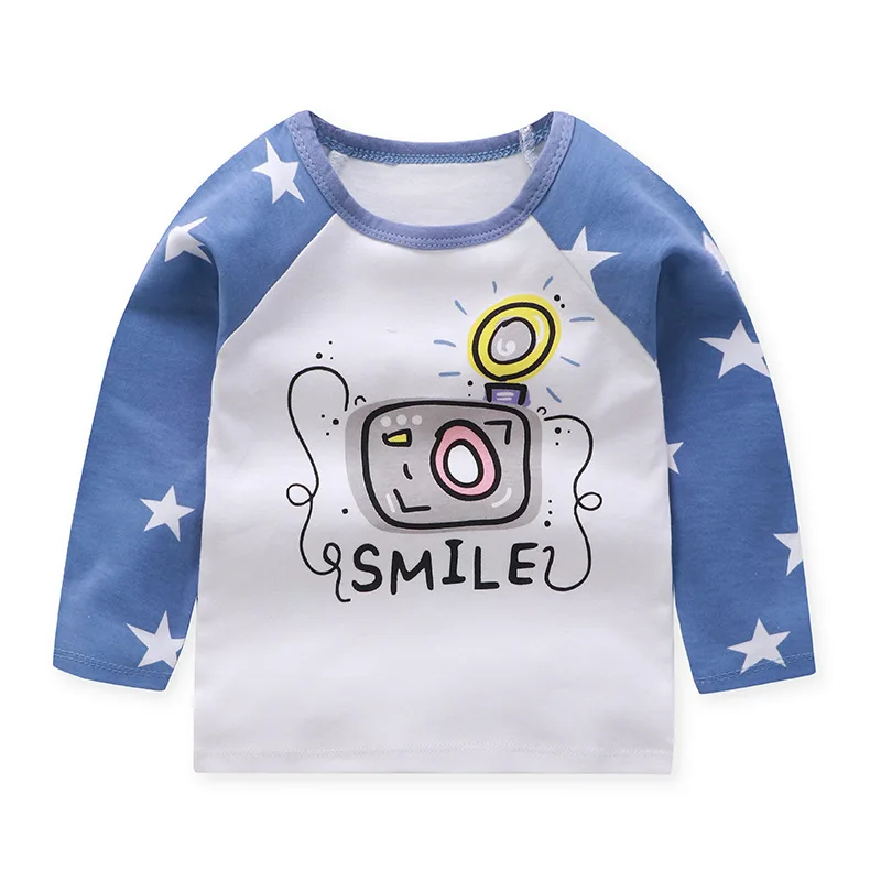 

New Arrivel Striped Baby Girls Cotton Long Sleeve T-shirt 12M-8Year Autumn Children Clothing Blouse Tops Boys Long Sleeve Tops