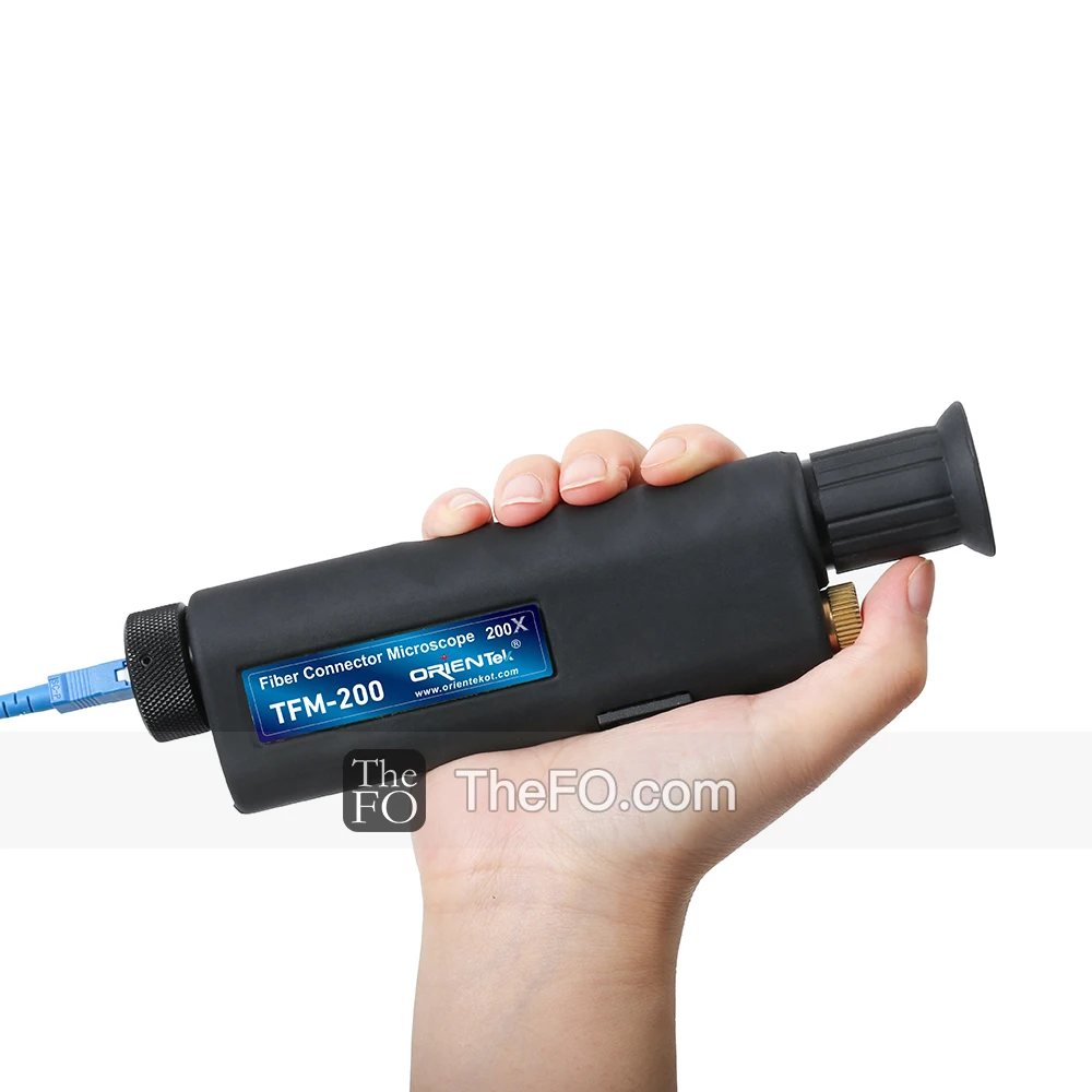 Новейший оригинальный TFM 200 волоконно оптический микроскоп 200x & 400x контрольный