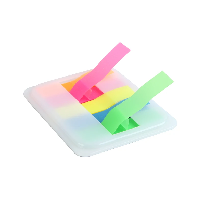 

Memo Pads Comix D6017 Easy Tab Notes Easy Stick Colorful, Transparent Naked 76x76mm Color Assorted 20 Sheets Nw:12.2g