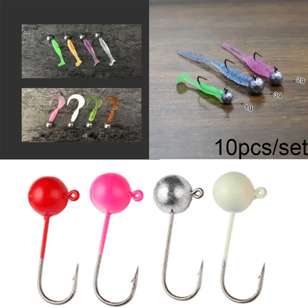 

Hot Barb 1g 15g 2g 3g 5g 7g Sharp Jigging Bait Durable Head Lead Head Hook Carbon Steel Round Head