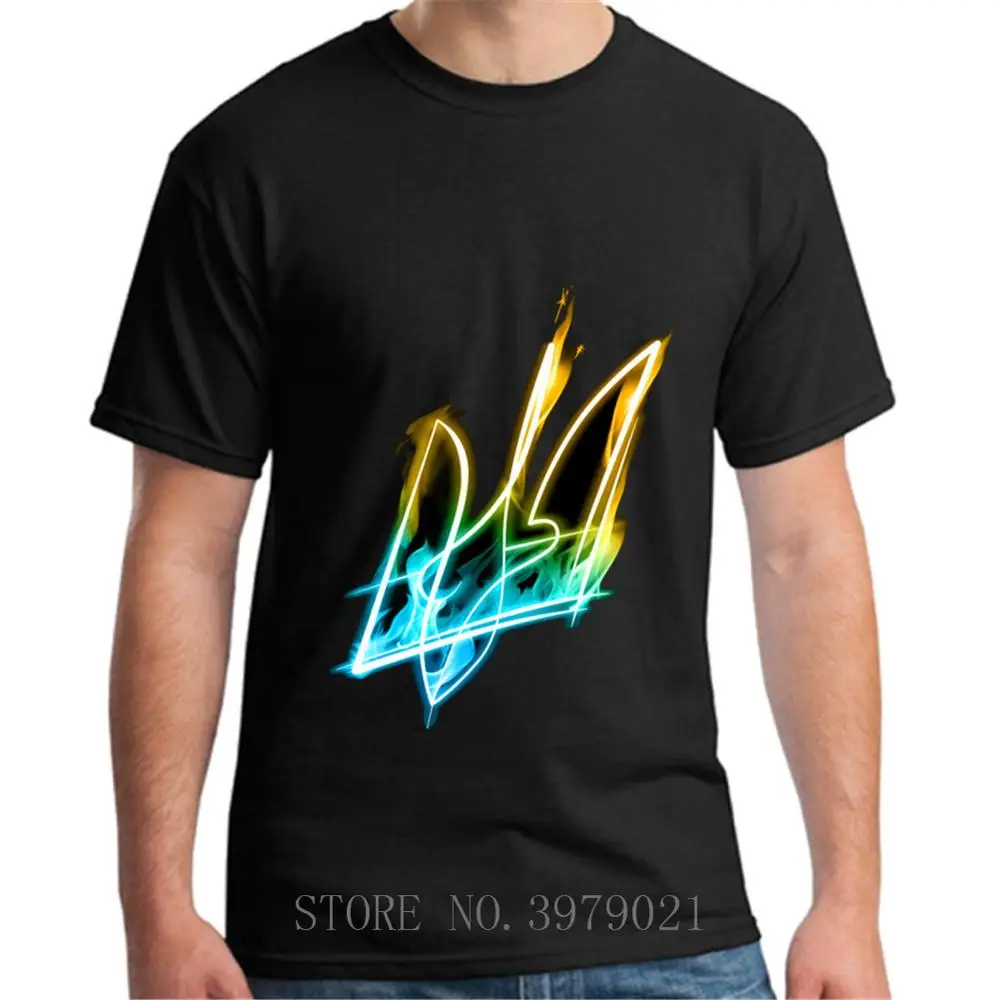 Украинский Национальный флаг 2019 летние футболки для мужчин на каждый день 100%