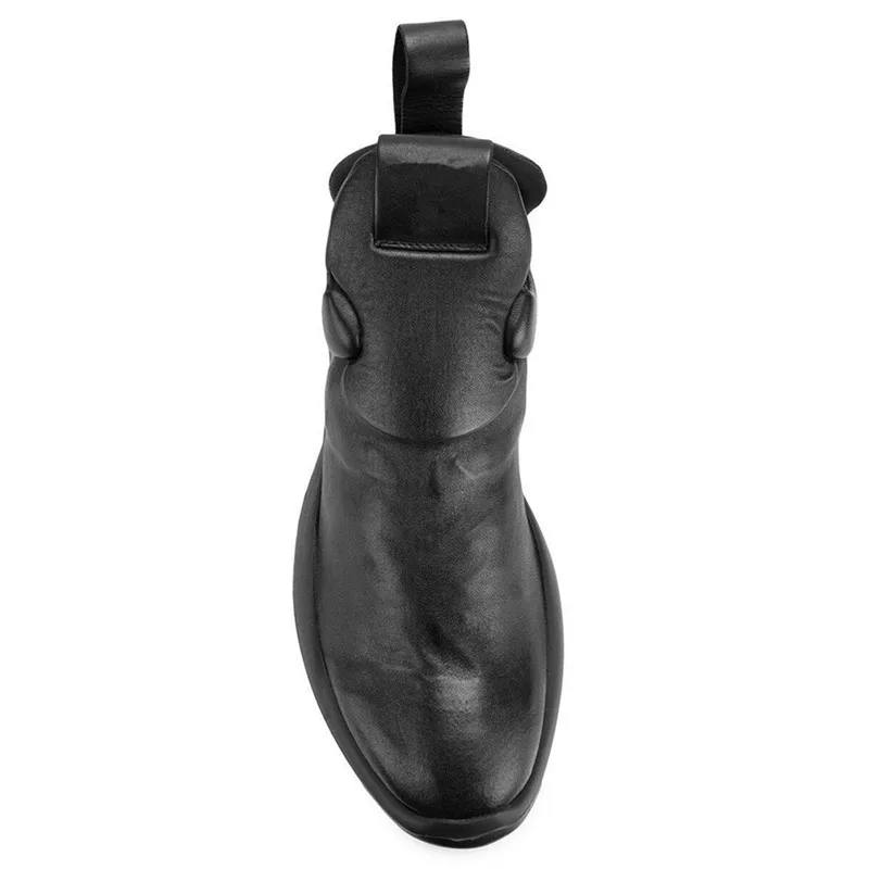 Индивидуальные мужские кроссовки без застежки Роскошные из натуральной кожи в