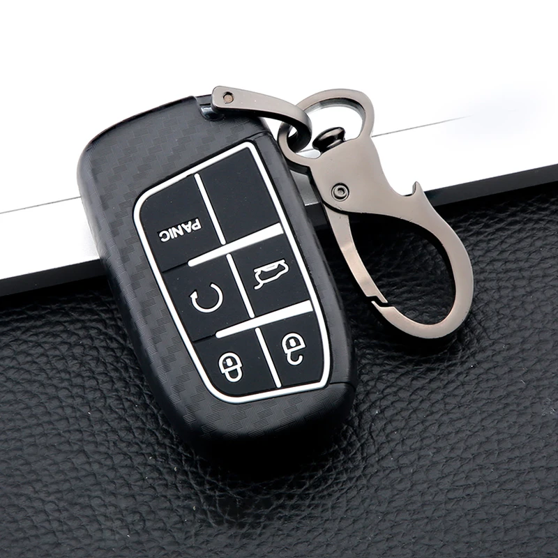 Чехол для автомобильного ключа из АБС-пластика брелок ключей JEEP Grand Cherokee WK2 Renegade