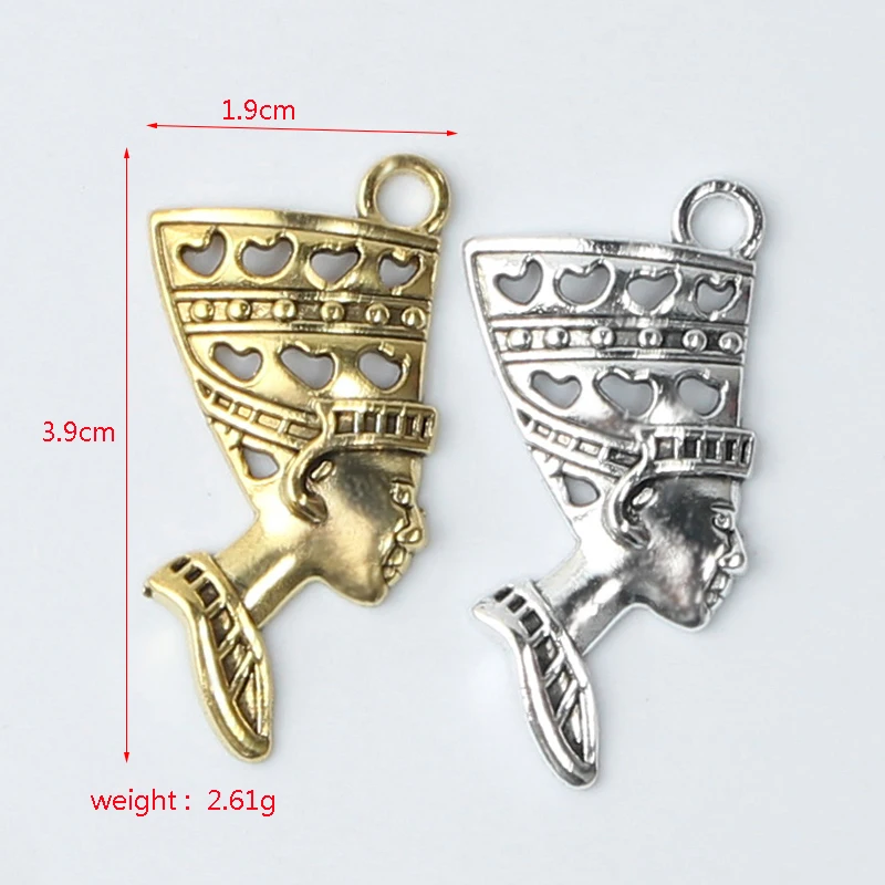 Очаровательная египетская королева Клеопатра Фараон голова индийского головы