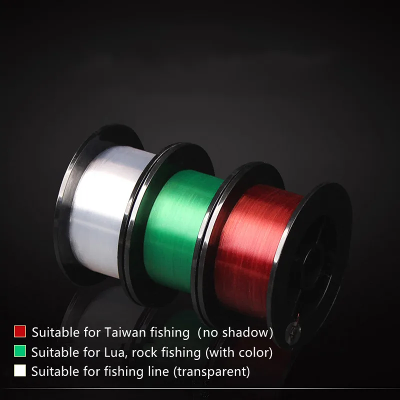 200 Meters 3 Colors Nylon Fishing Line Strong Swimming Mainline Tippet Fish Accessories | Спорт и развлечения