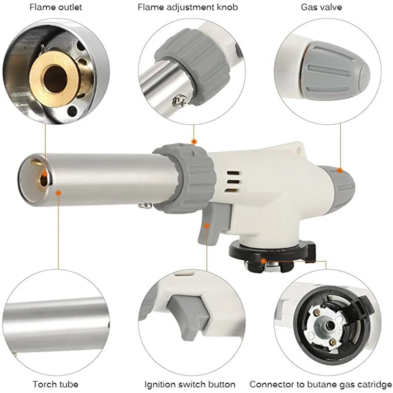 Бутафонарь пистолет 516 Сварочная газовая плита факфонарь зажигалка нагрев