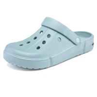 2021 summer beach slippers casual slides men sea clogs sandals mules flip flops boy flat platform shoes light soft masculina
