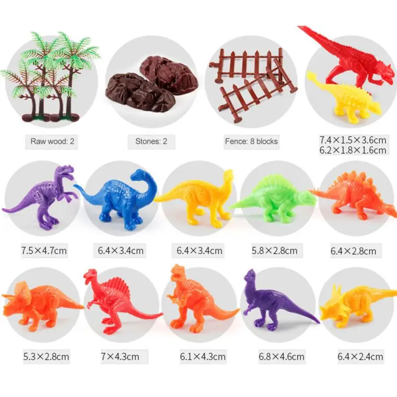 

Tyrannosaurus model world building blocks Velociraptor Rex series building blocks humanoid triceratops toy to send storage box