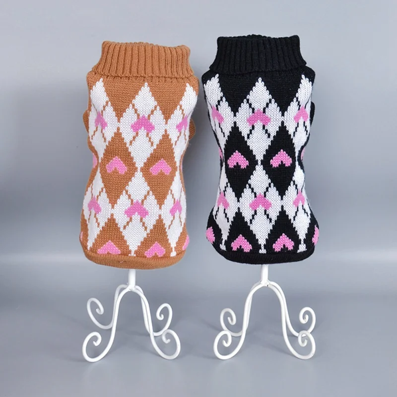 Свитеры для домашних животных свитеры с воротником-хомутом собак свитер 2 ногами