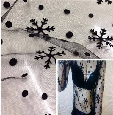 Сетчатая трикотажная юбка в мелкий горошек со снежинками детская одежда нижняя