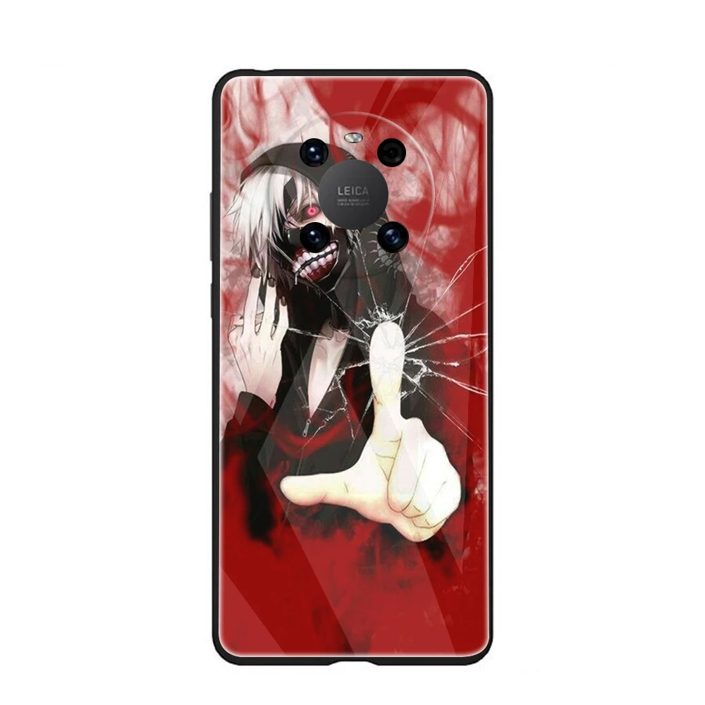 

Japanese anime Tokyo Ghoul Japan For Huawei Mate 9 10 20 30 40 Pro Plus Mate 20 Lite Tempered Glass Case