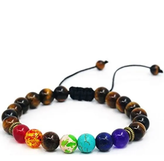 Черные красные 8 мм богемные разноцветные Агатовые Бусины чакра рейки Будда Йога