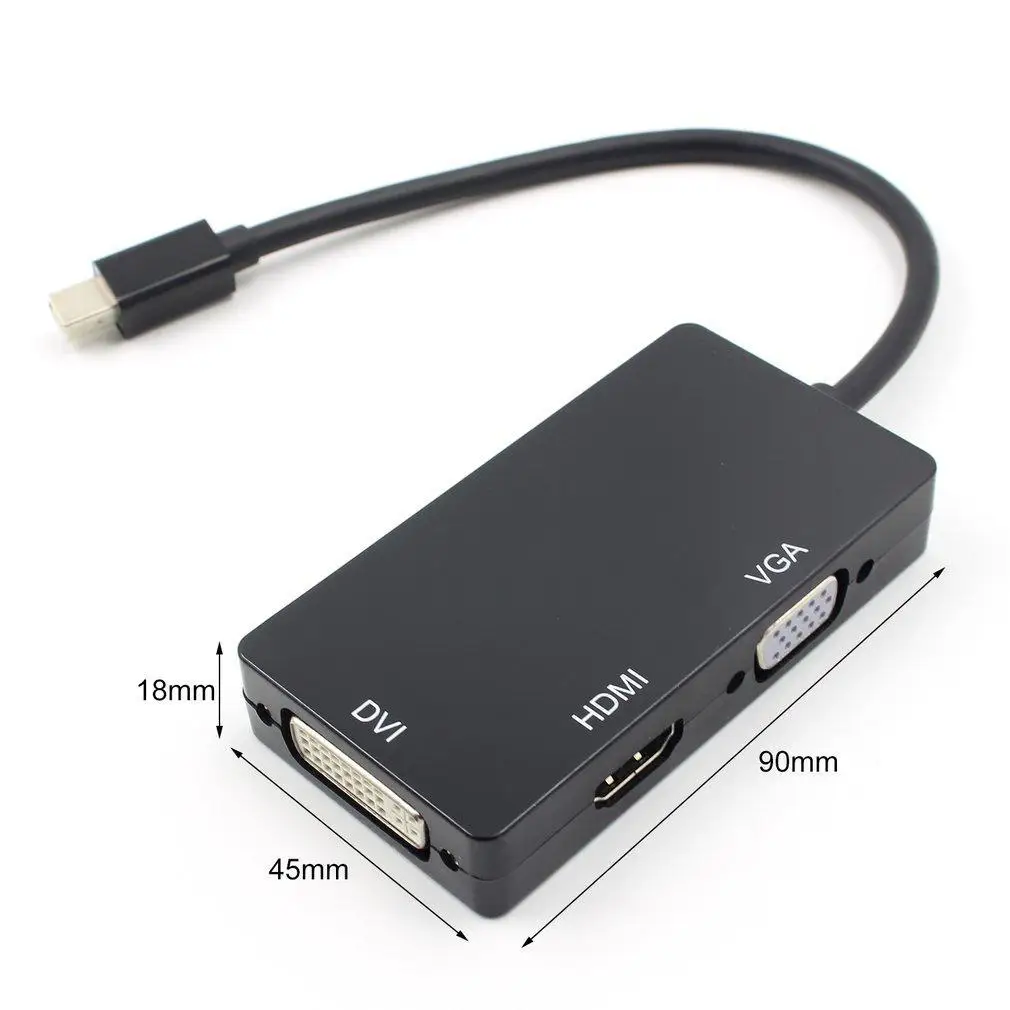 Мини DP к DVI VGA HDMI адаптер 3 в 1 для Surface Pro 2/3 # N | Электроника