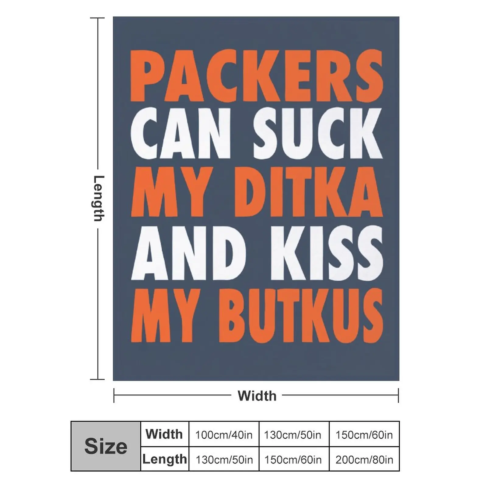 

Blanket Walter Payton Packers Can Suck Ditka Kiss Butkus Ultra Soft Micro Fleece Cozy Lightweight Microfiber Flannel All Season