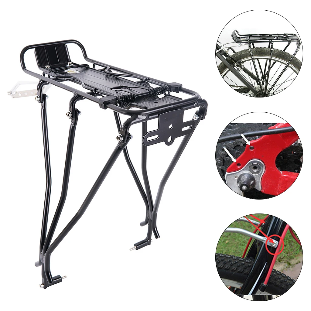 

Bike MTB Bicycle Rear Pannier Rack Cargo Seat Bracket Luggage Carrier