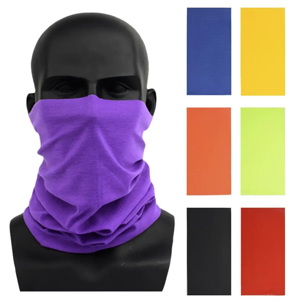 

Hot Sales!! 7Pcs Outdoor Cycling Unisex Soft Bandana Face Masked Neck Gaiter Scarf Headwear
