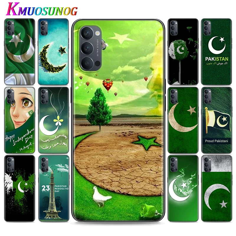 

Silicone Cover National Pakistan flag for OPPO Reno 4 3 Pro 10X Zoom 2 Z F ACE X2 Pro 5G A5 A9 2020 Phone Case