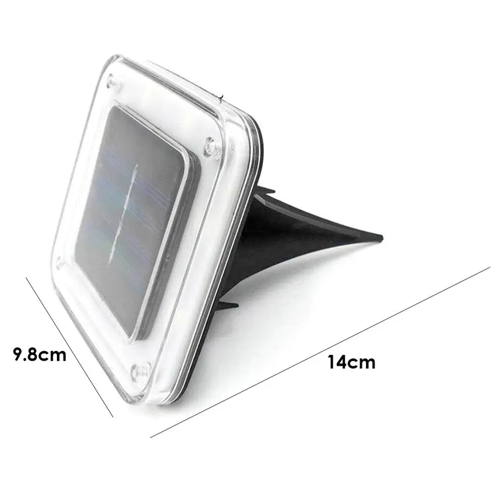 

Waterproof Outdoor Garden Buried Security Lamp 8 LED Square Solar Ground Light Decoration Yard Deck Floor Lawn Lamp