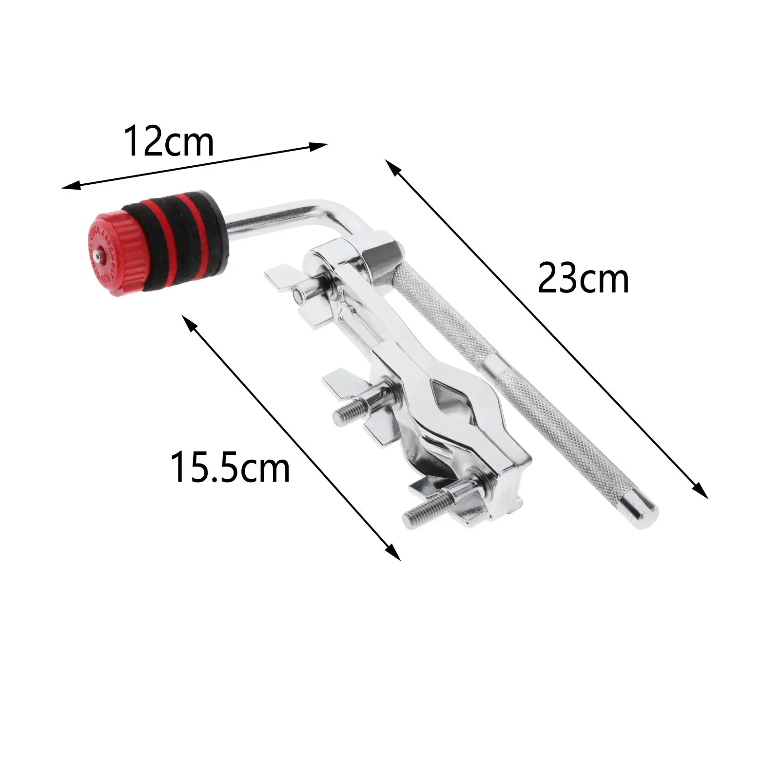 Прочный металлический держатель стрелы тарелки барабана с зажимом крепежные