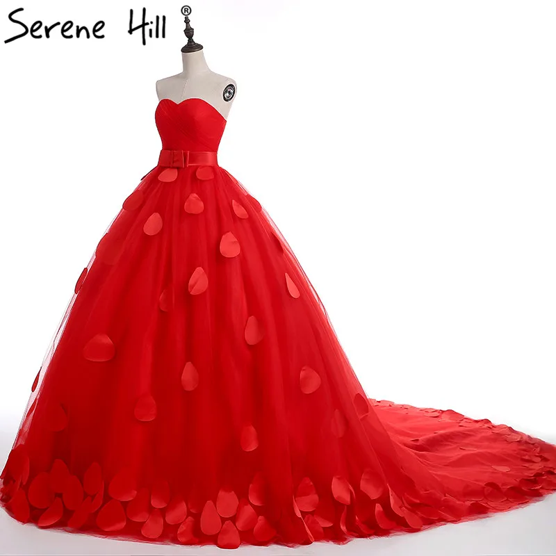 В наличии платье королевская фотография красные Новые цветочные лепестки для