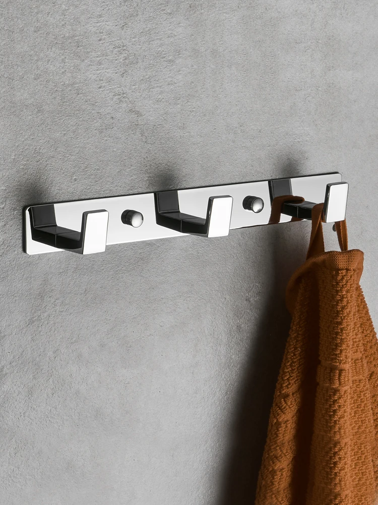 

Крючок для одежды из нержавеющей стали для ванной комнаты, настенный задний крюк для двери, головной убор, крючок для одежды, скандинавский