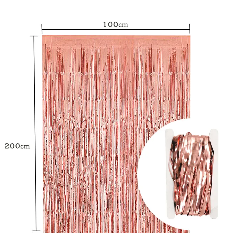 rosegold 1 Набор,, вечерние шары в канун нового года, реквизит для фото, бумажный баннер, пластина, рамка, коробки, наклейки для подарков, шары, декоративные принадлежности - Цвет: rosegold