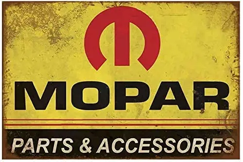 

Reproduction Vintage, Gas Oil Car Metal Signs for Garage Man Cave Bar, Retro Wall Decor,es (Mopar)