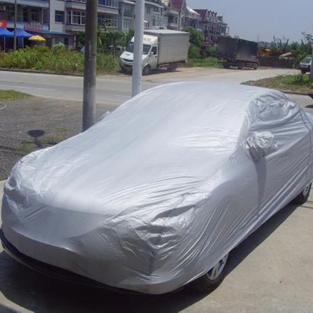 

Snow Car Cover Silver Polyester 4.71.751.5m Protector Indoor Outdoor