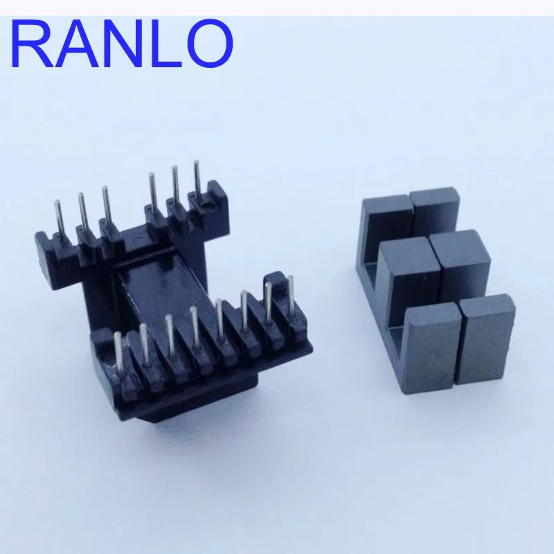 RANLO EF20 6 + 8pin Трансформеры Шпульный каркас PC40 ферритовый сердечник|Трансформаторы|