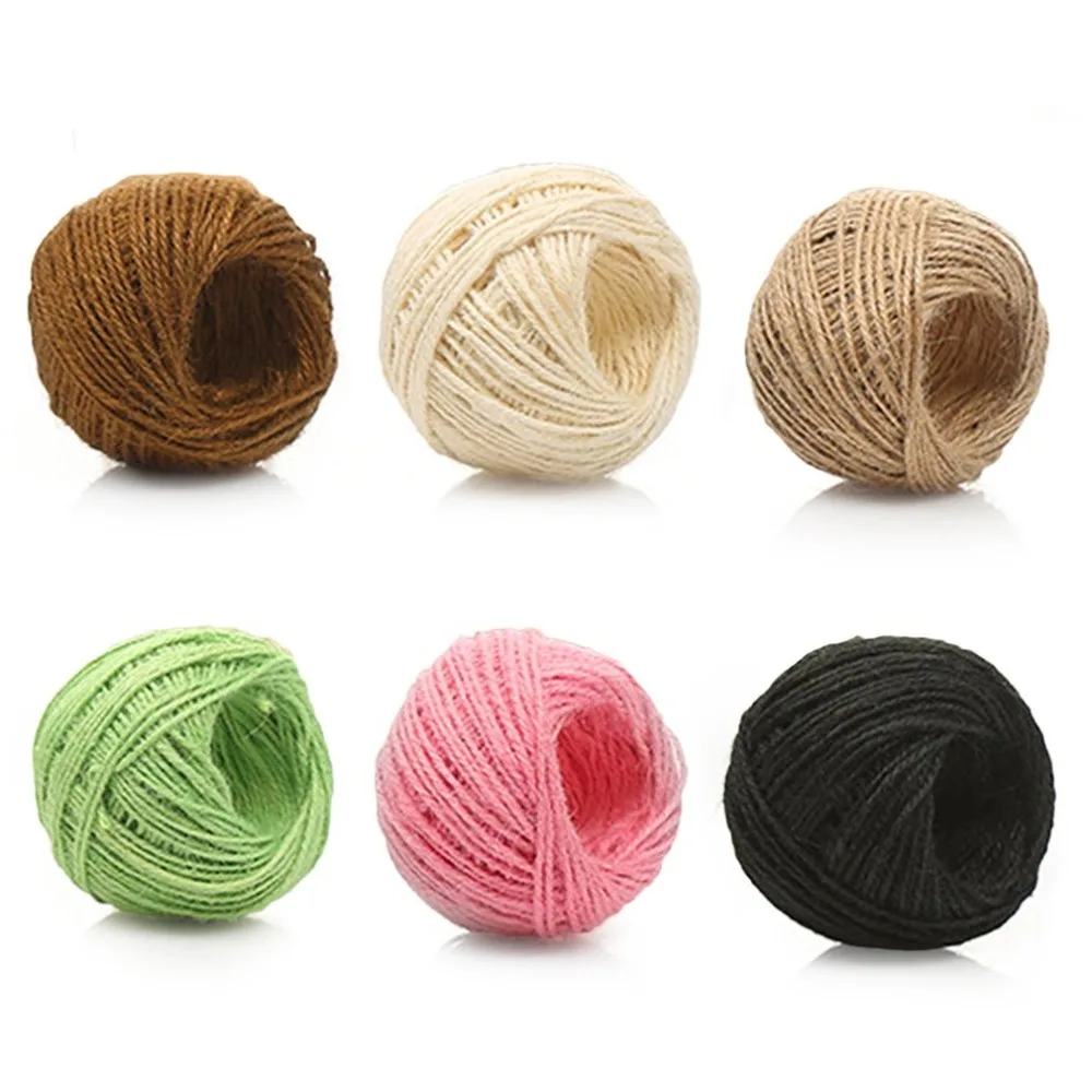 Ручной веревочный шнур для рукоделия джутовый пеньковая веревка домашние