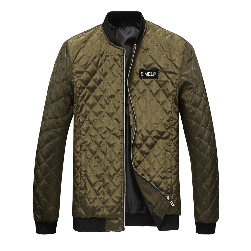 Men's Cotton-padded Clothes Keep Warm Cotton Clip Loose Coat Ephebe Light Jacket Self-cultivation Cotton