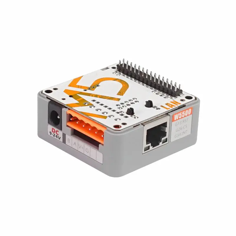 M5Stack официальный PoE базовый LAN модуль W5500 с POE Ethernet контроллер RS485/RS232 передача