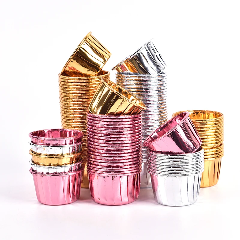 50 шт торт Маффин лайнер для шоколадного кекса выпечки чашки печенья плесень