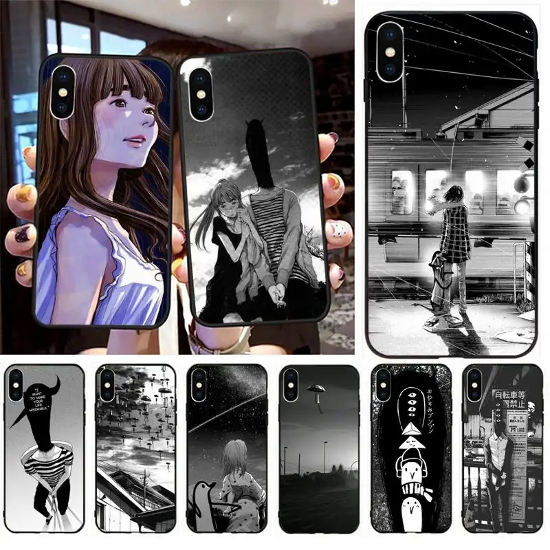

Oyasumi Punpun Phone Case Silicone Cover for Iphone 5 5s se 6 6s 7 8 11 12 X Xs Xr Pro Plus Max Mini