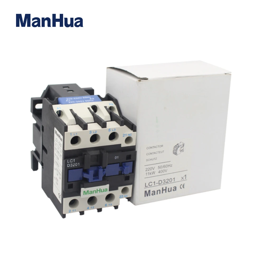 Электрический контактор ManHua 32Amp 220V|contactor 3 phase|amp contactorelectrical contactor |