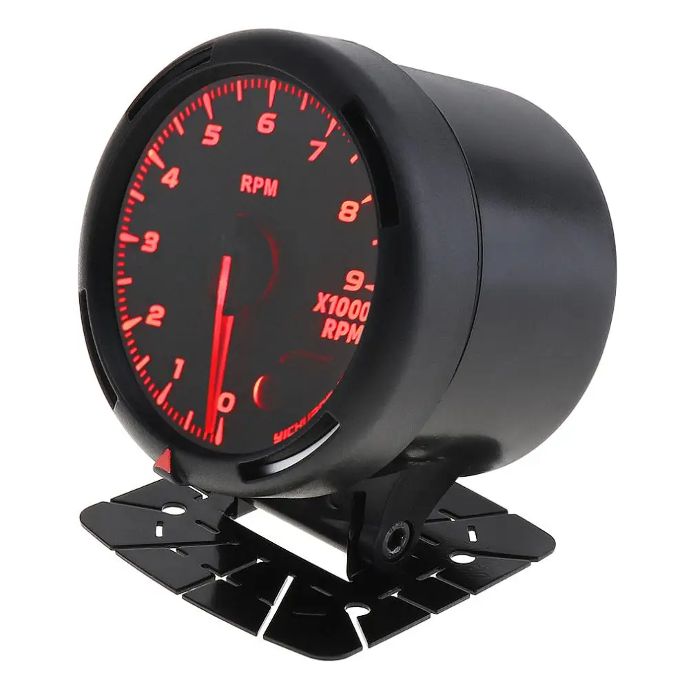 60MM 12V 9 x 1000 RAM 64 Backlights LED Electrical Car Tacho Gauge Meter Auto Tachometer with Speed Sensor | Автомобили и