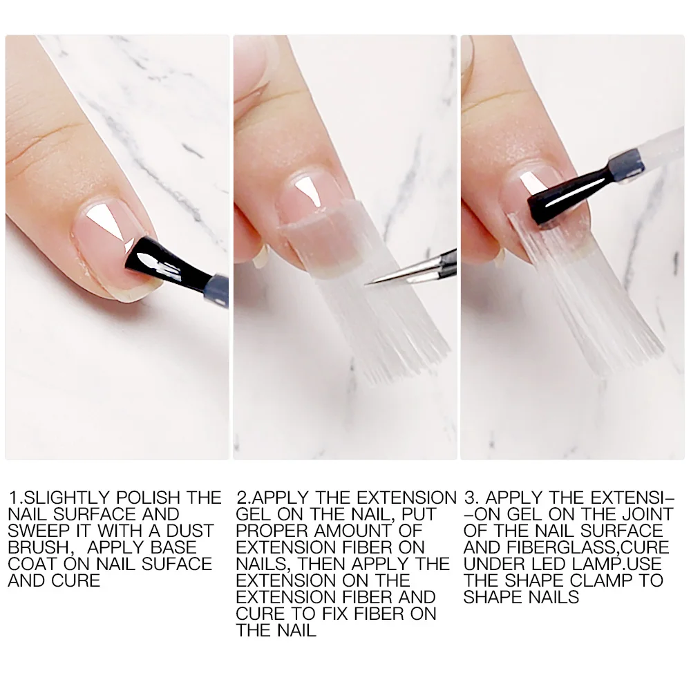 Акриловый набор для маникюра из стекловолокна УФ гель ногтей|Комплекты и наборы|