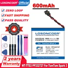 100% новый аккумулятор LOSONCOER WT-TTS3 600 мАч для смарт-часов TomTom Spark 3 PP332727