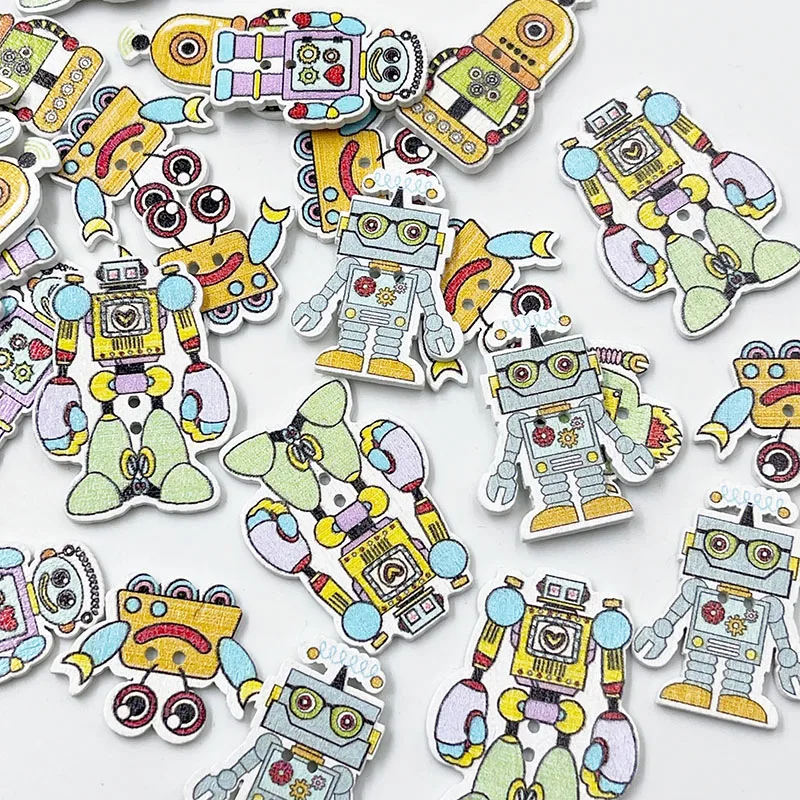 25/50/100 шт. деревянные пуговицы | Дом и сад