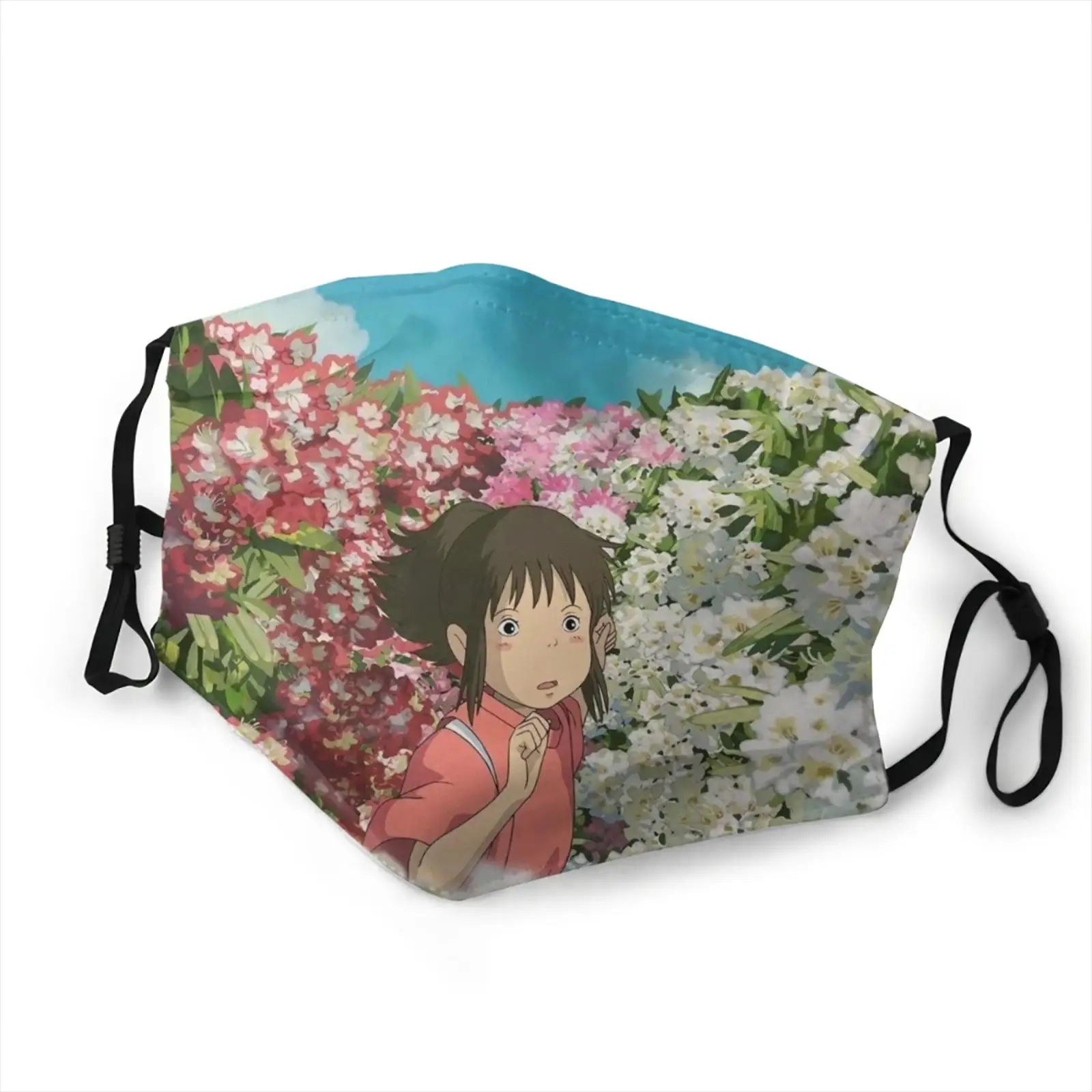 

2020 new Spirited Away No Face Wind Dust Masks Reusable & Washable Christmas mask,Neck Warmer,Scarf,Head Cover, 2Filters