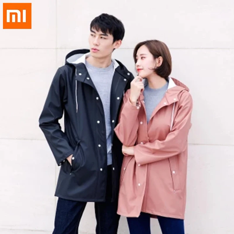 Xiaomi mijia City плащ куртка для мужчин и женщин пара Защита окружающей среды ПУ