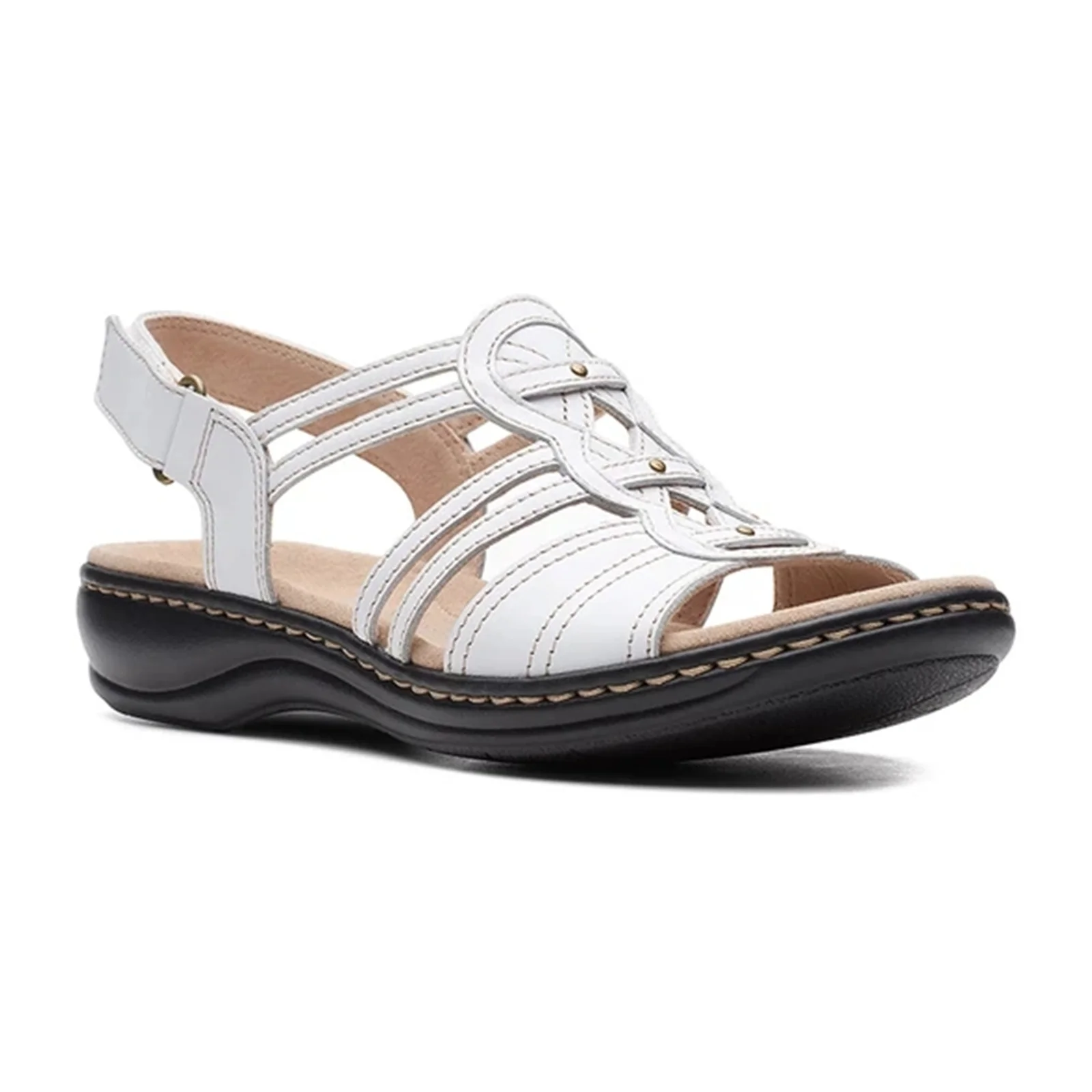 

Women's Strappy Sandals Casual Open-toe Shoes with Non-slip Sole Female Summer Beach Shoes FS99