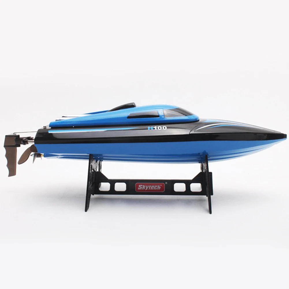 

H100 Gift RC Boat Toy High Speed Mini 4 Channel Racing With LCD Screen ABS Speedboat Shape Overwater Children Easy Operation