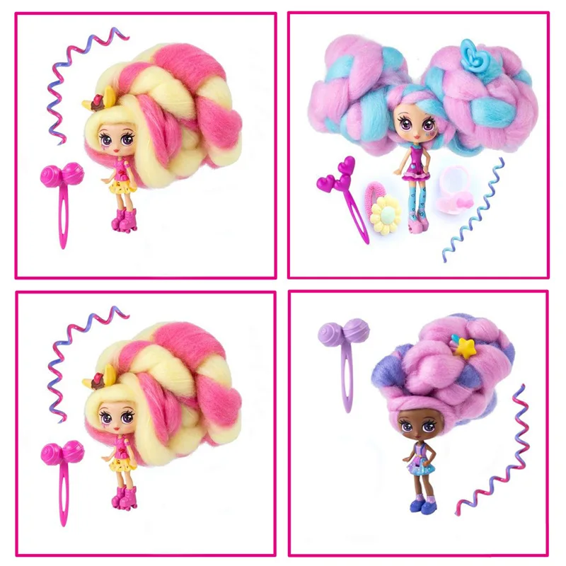One Rando Candylocks-Mu&ntilde;eca de algod&oacute;n de az&uacute;car, mu&ntilde;eco de pelo trenzado, mu&ntilde;eca de ni&ntilde;a, caja ciega, joyer&iacute;a trenzada, mu&ntilde;eco de pelo, juguete, regalo de cumplea&ntilde;os-2