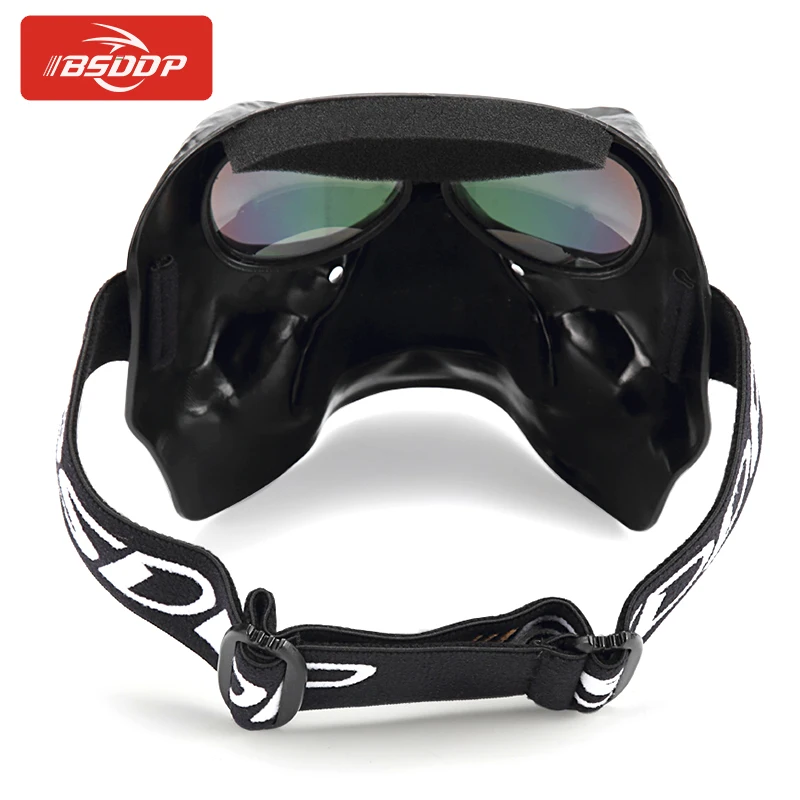 BSDDP Motorcycle Goggles Helmet Mask Outdoor Riding Motocross Skulls Windproof Wind Glasses Sandproof Goggle Kinight Equipment | Автомобили