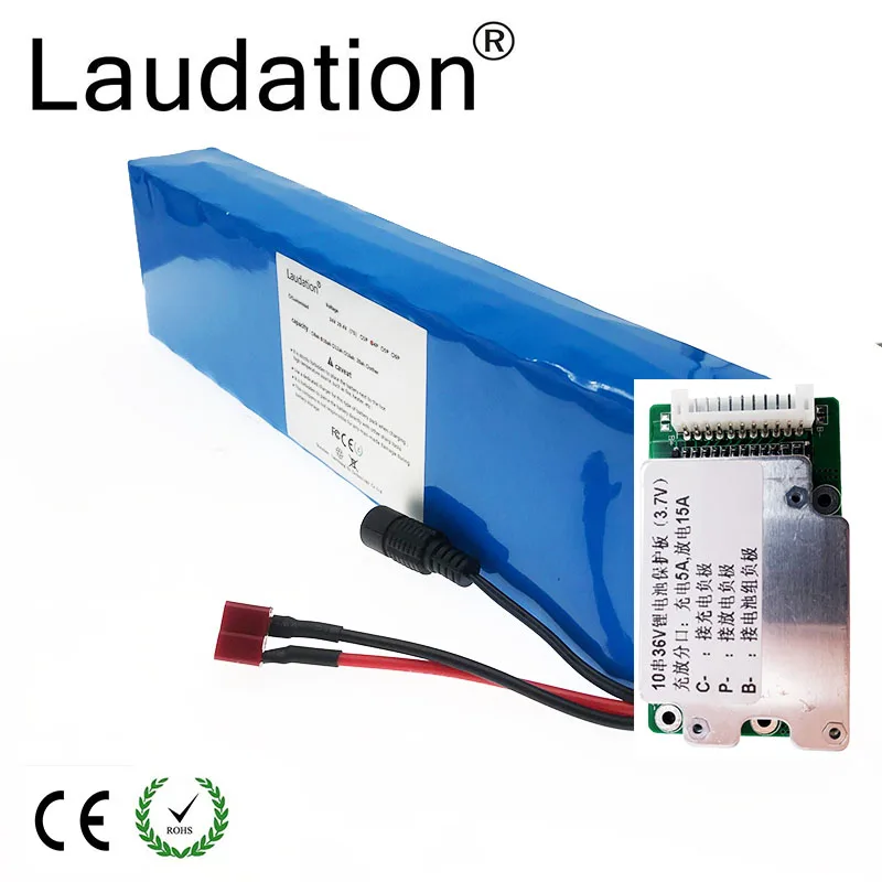 Laudation 36V10ah литиевая батарея 10S 3P 36V 10ah Электрический велосипед для 500W E