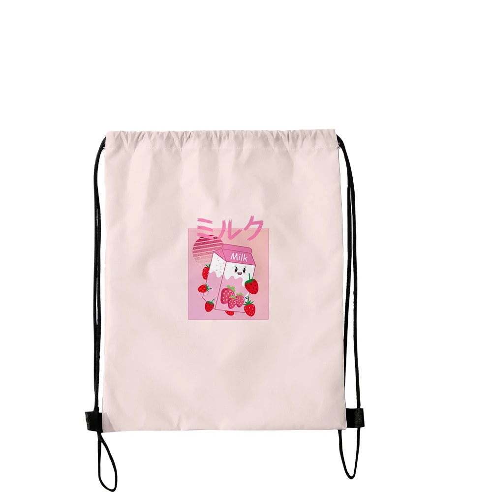 

New georgenotfound New Style Student Shoulder Storage Bag Drawstring Travel Beach Backpack Toys Shoes Clothes Organizer Kawaii